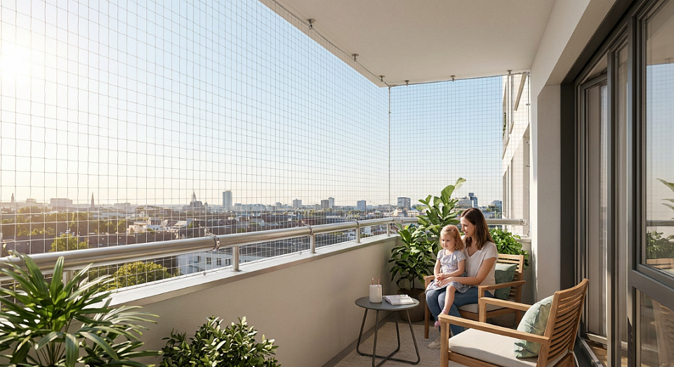 Yaşam Alanı Koruması: Çocuklarınızın güvenliği için merdiven boşluğu ve balkon emniyet sistemleri.